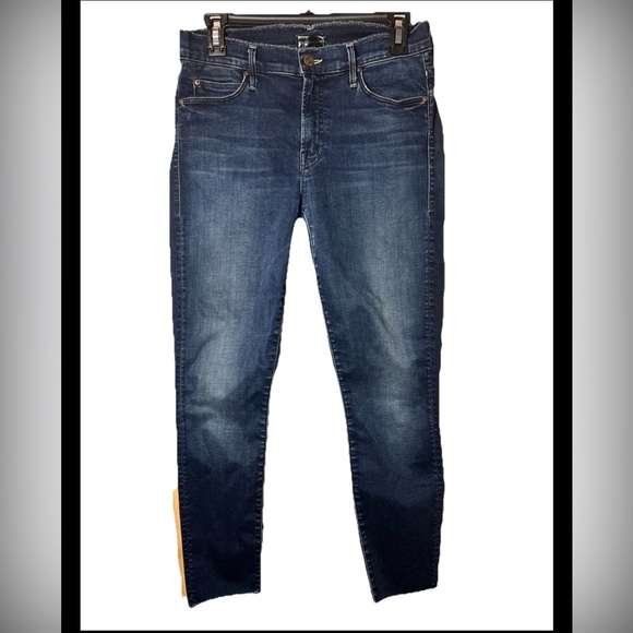 Mother double fray Charmer crop jeans 27 ultra soft and stretch. - Picture 2 of 12
